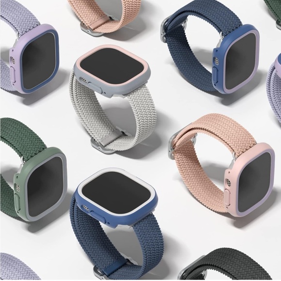 5for$10 RhinoShield Braided Green Watchband For Apple iWatch 42mm/44mm/45mm/49mm - Picture 7 of 8